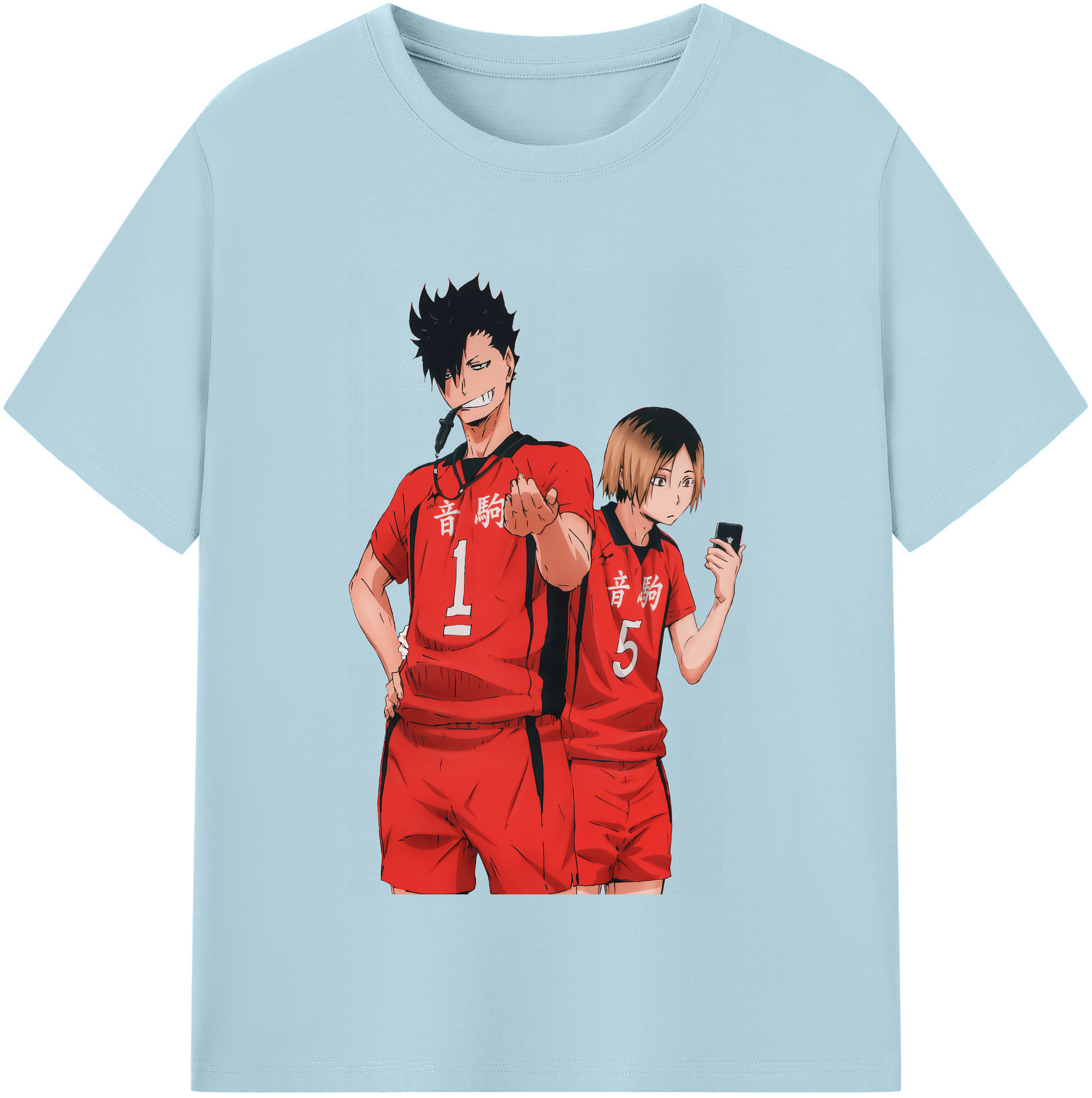（画像用） ハイキュー!! Haikyu!! 綿100％半袖Tシャツ（フロントプリント）